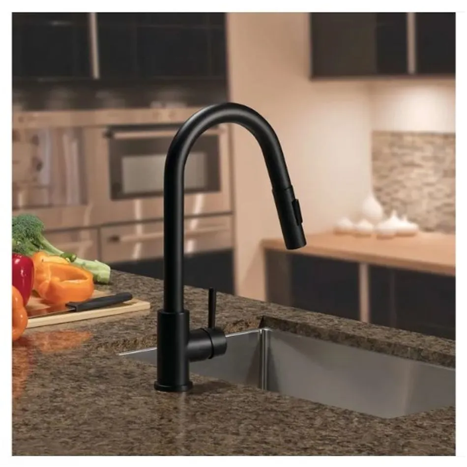 Bullet Pull-Down Faucet - Blac